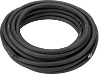 Gumový kábel 3 x 1,5 mm2 (H07RN-F3G1.5mm2), IP44, čierna, 10 m