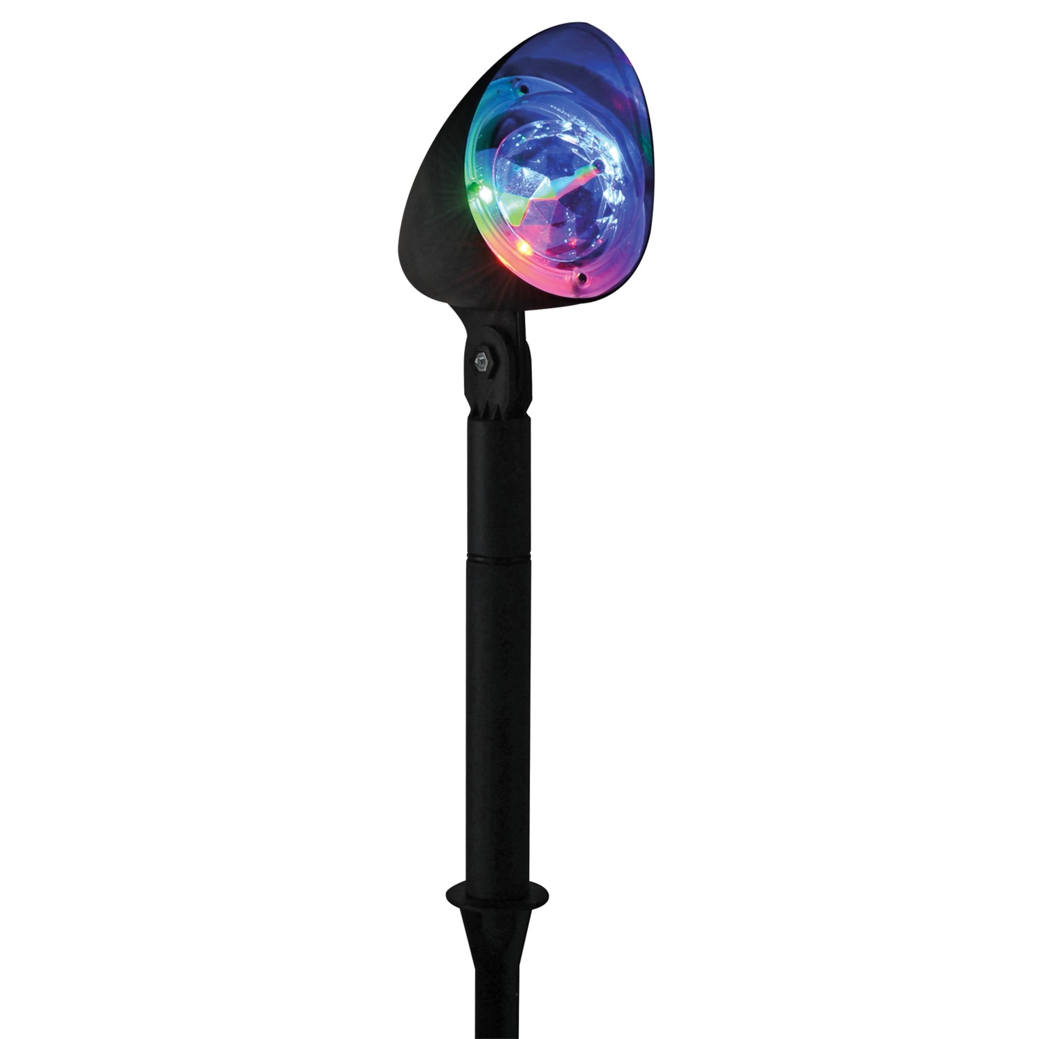 E-shop Just Light. Vonkajší LED reflektor s disco efektom, 3W, RGB, IP44, 45,5 cm