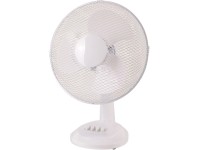BWO Stolný ventilátor biely, 3 stupne rýchlosti, pr. 34,5 x 46,5 cm