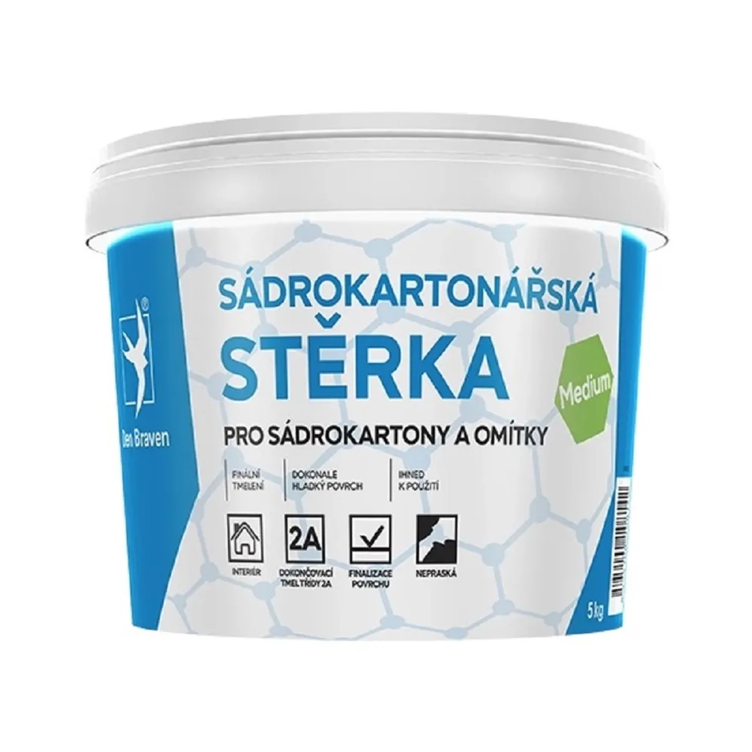 E-shop Den Braven Sadrokartonárska stierka, 5 kg