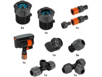 GARDENA Štartovacia súprava s štvorcovým oscilačným zavlažovačom Pipeline