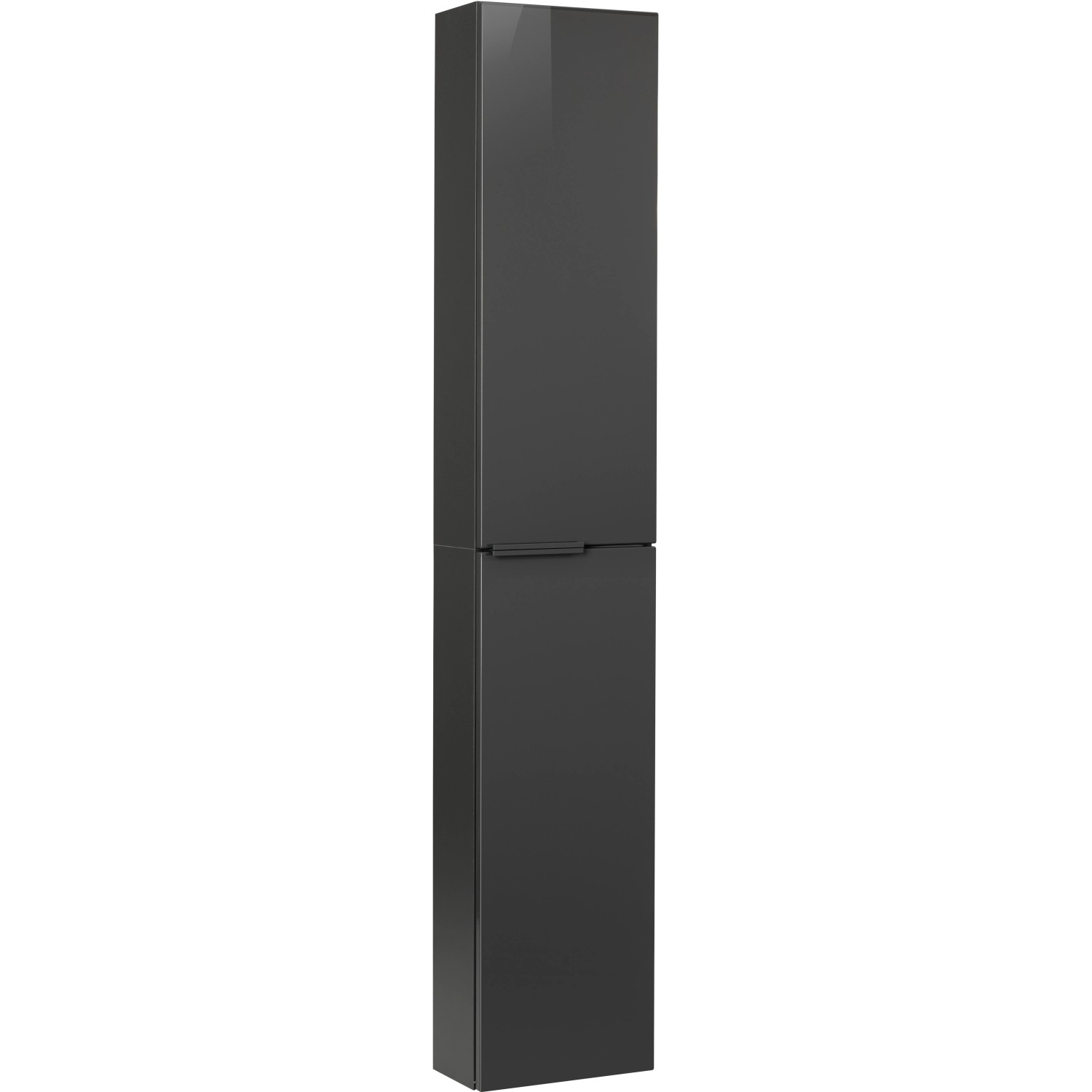 E-shop Fackelmann Kúpeľňová závesná vysoká skrinka LUNA Slim 300 x 1620 x 168 mm