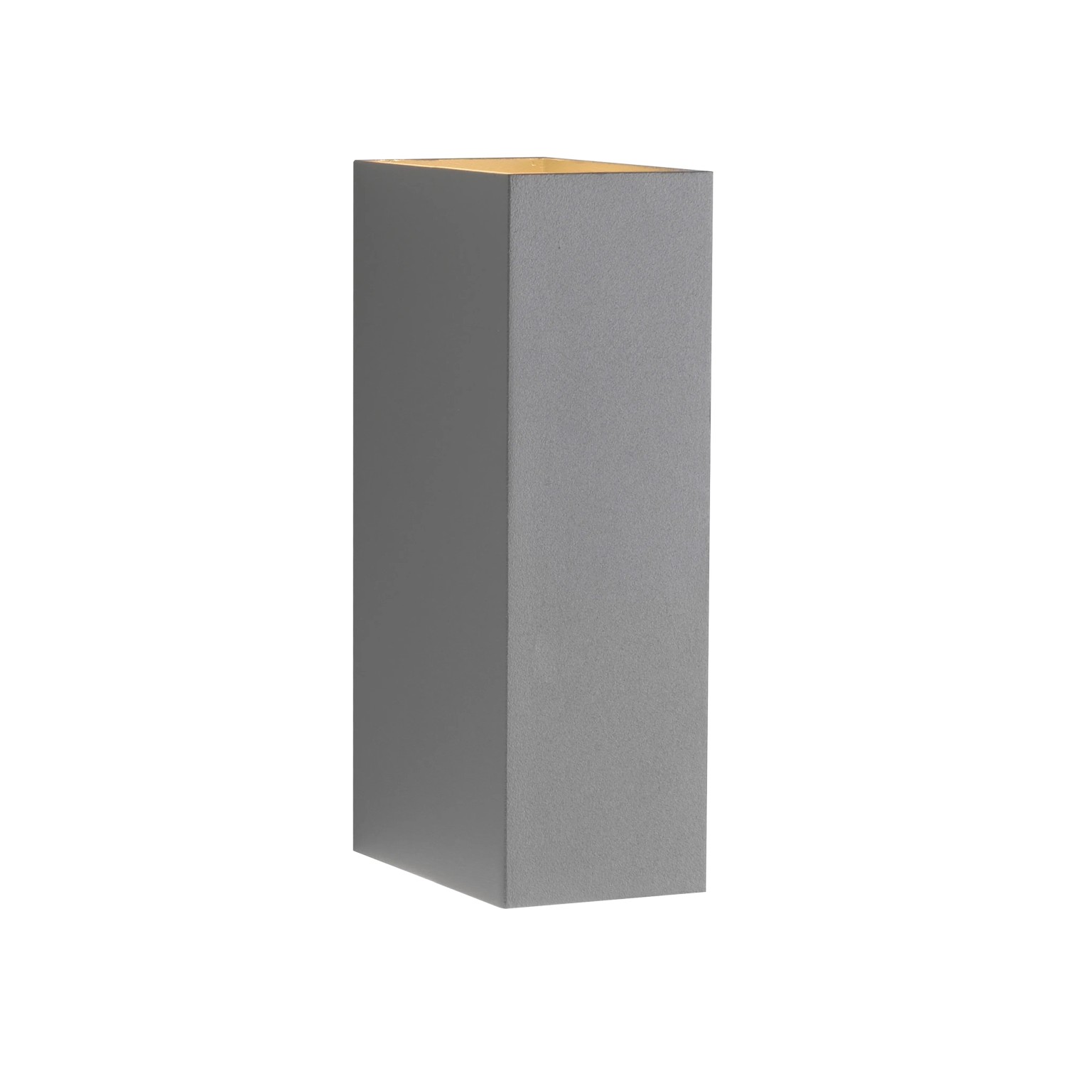 E-shop Paul Neuhaus Nástenné LED svietidlo Block 4W IP54 sivá 16 x 8 x 5 cm