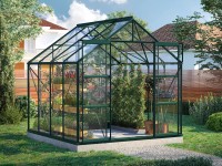 Vitavia Skleník Uranus 6700 ESG 3 mm zelený práškovo lakovaný 257 x 258 cm Vitavia Skleník Uranus 6700 ESG 3 mm zelený práškovo lakovaný 257 x 258 cm