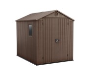 Keter Plastový záhradný domček Darwin 6x8, hnedá, 190 x 244 x 221 cm