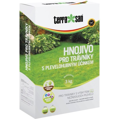 Terrasan Hnojivo pre trávniky proti burine 3 kg