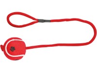 Jollypaw Tenisová loptička na šnúrke priemer 6 cm 50 cm Jollypaw Tenisová loptička na šnúrke priemer 6 cm 50 cm