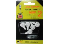 D.I.P. Háčik bez vŕtania TWENTY MINI 2, 5 ks D.I.P. Háčik bez vŕtania TWENTY MINI 2, 5 ks