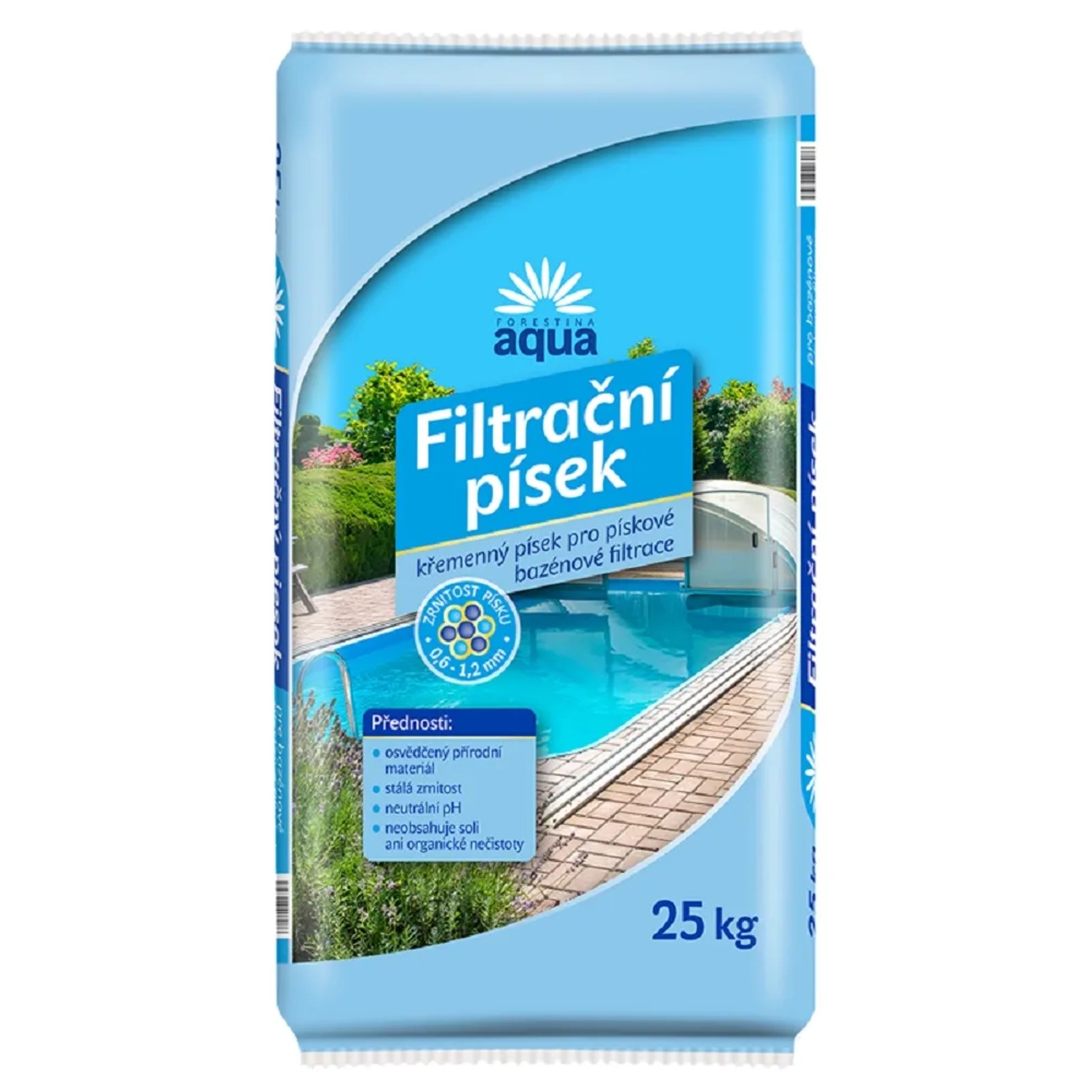 E-shop FORESTINA aqua Filtračný piesok 25 kg