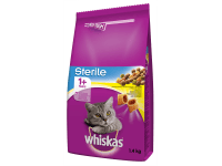 Whiskas Granule pre mačky Sterile s kuracím 1,4 kg