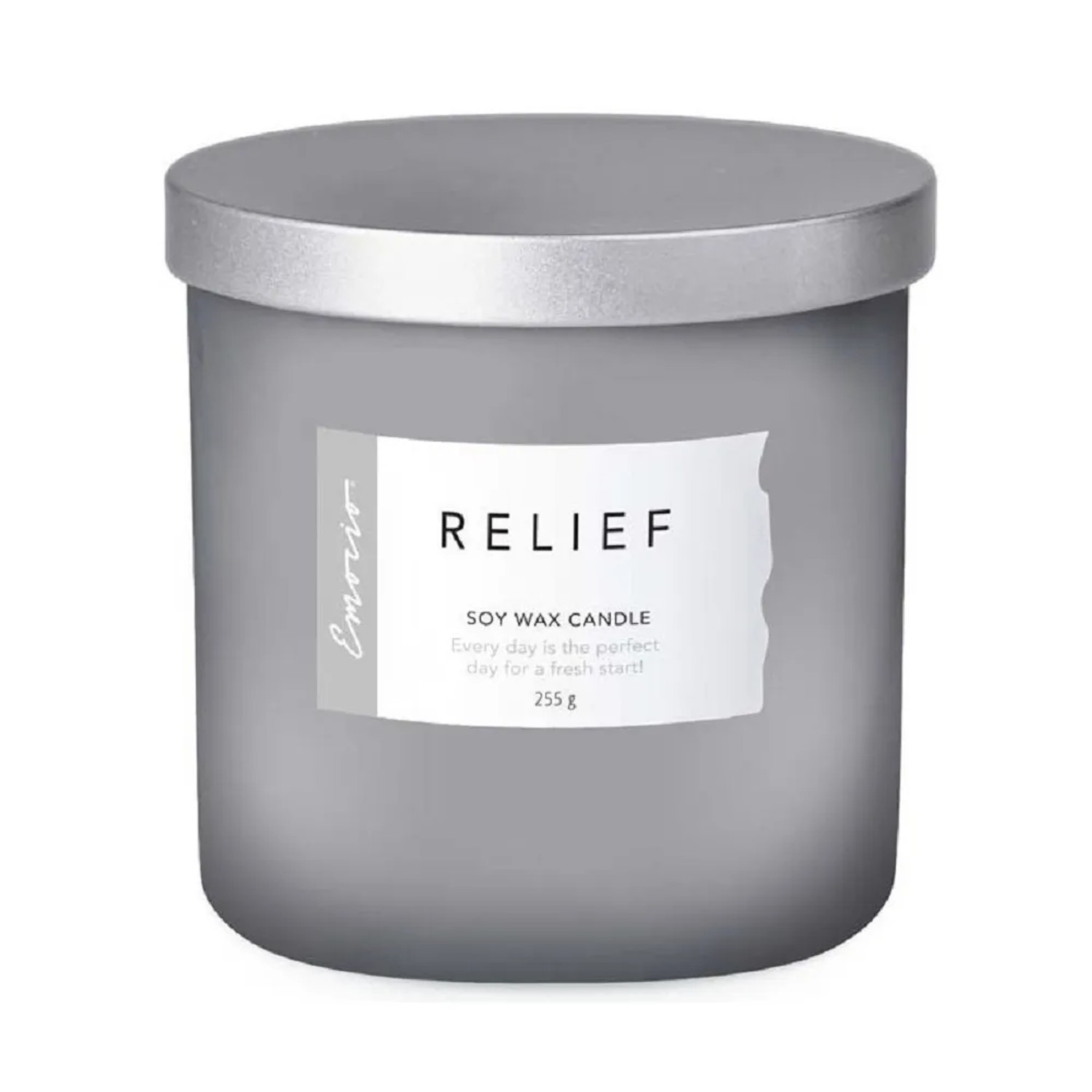 E-shop Emocio Sójová vonná sviečka v skle s viečkom Relief 255 g