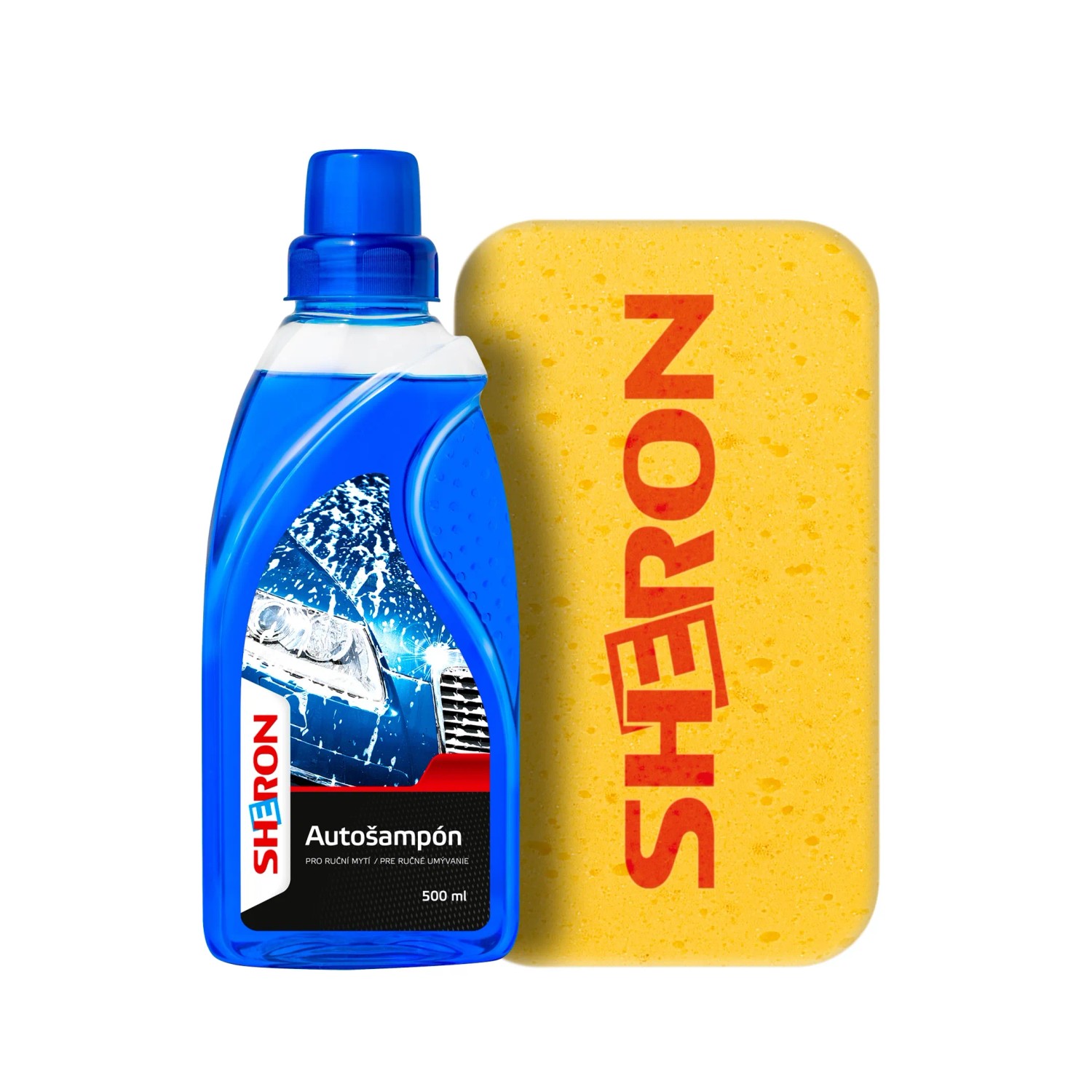 E-shop SHERON Autošampón s voskom a hubou, 500 ml