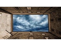 Bondecor Obraz, tlačené plátno Obloha 80 x 150 cm