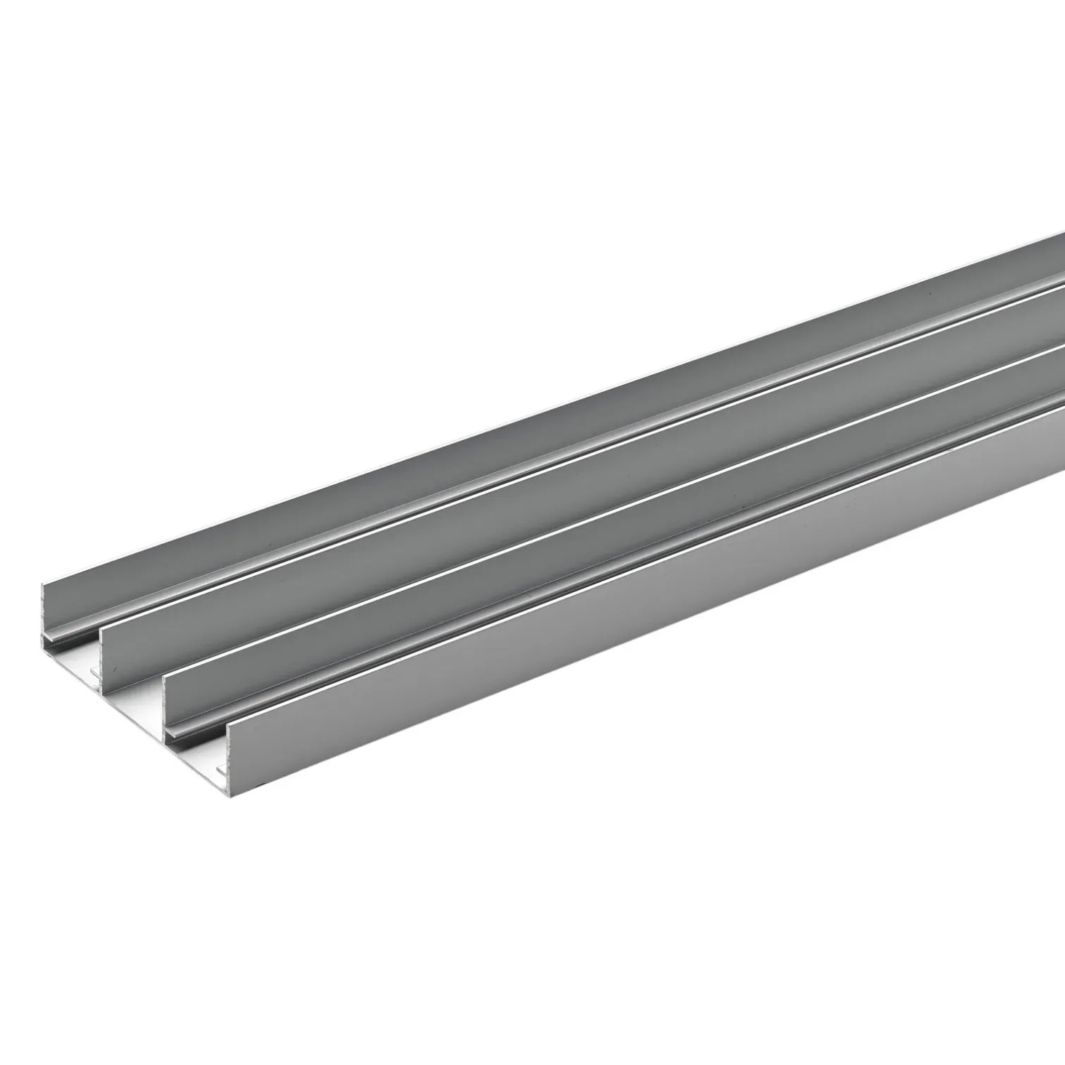 E-shop Hettich Horné koľajnice pre posuvné dvere skrine SlideLine 16plus, strieborná, 2