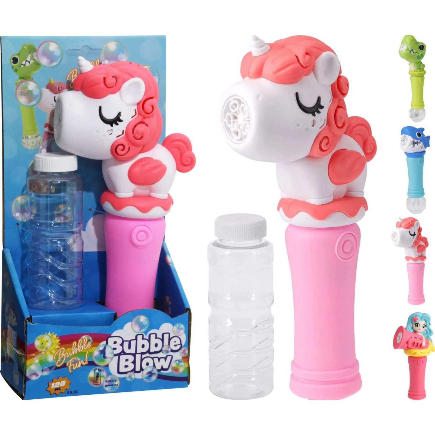 E-shop Koopman Bublifuk s motívom zvieratka, 120 ml, rôzne druhy
