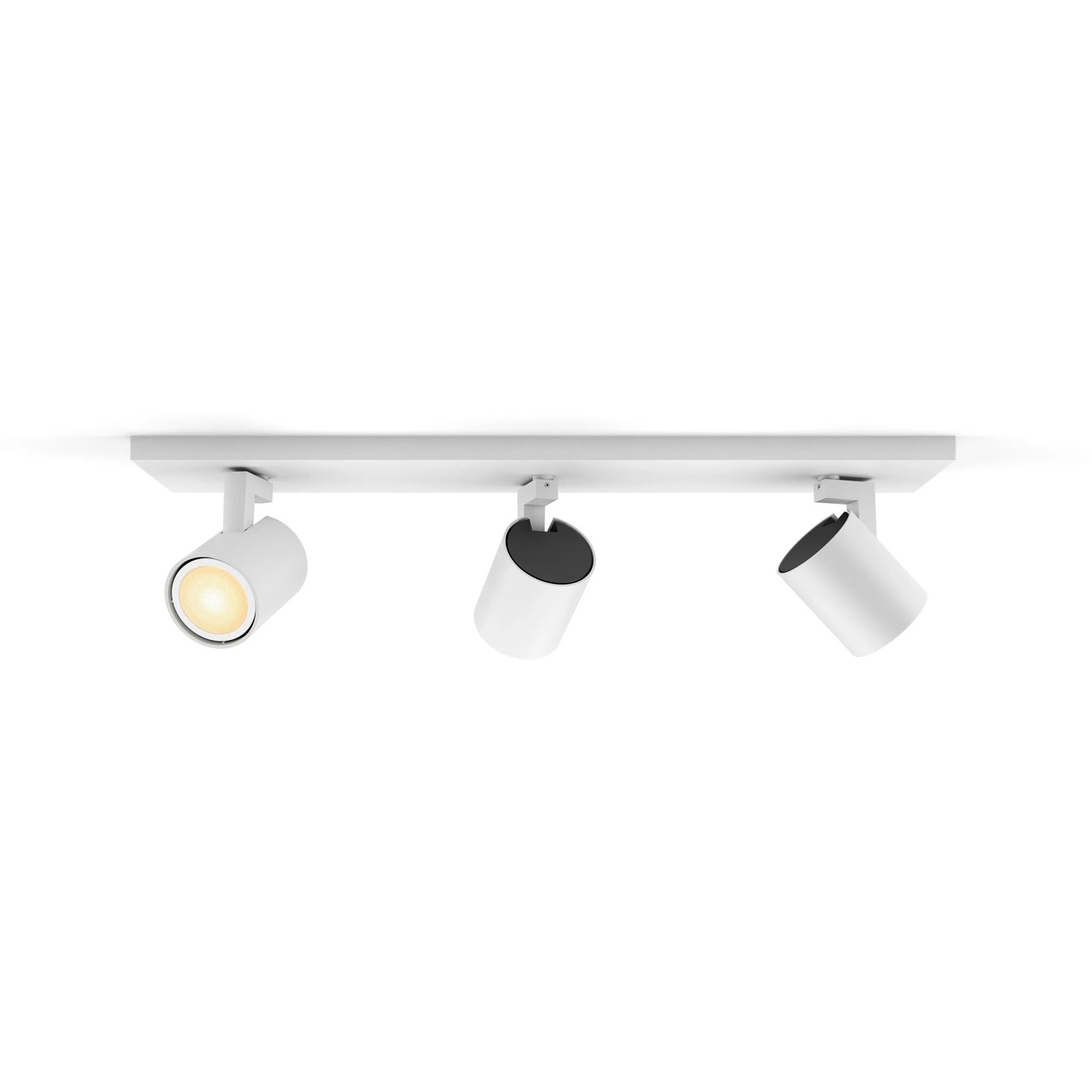 E-shop Philips Hue 3bodové LED svietidlo Runner White Ambiance, biela, 51,6 x 14 cm