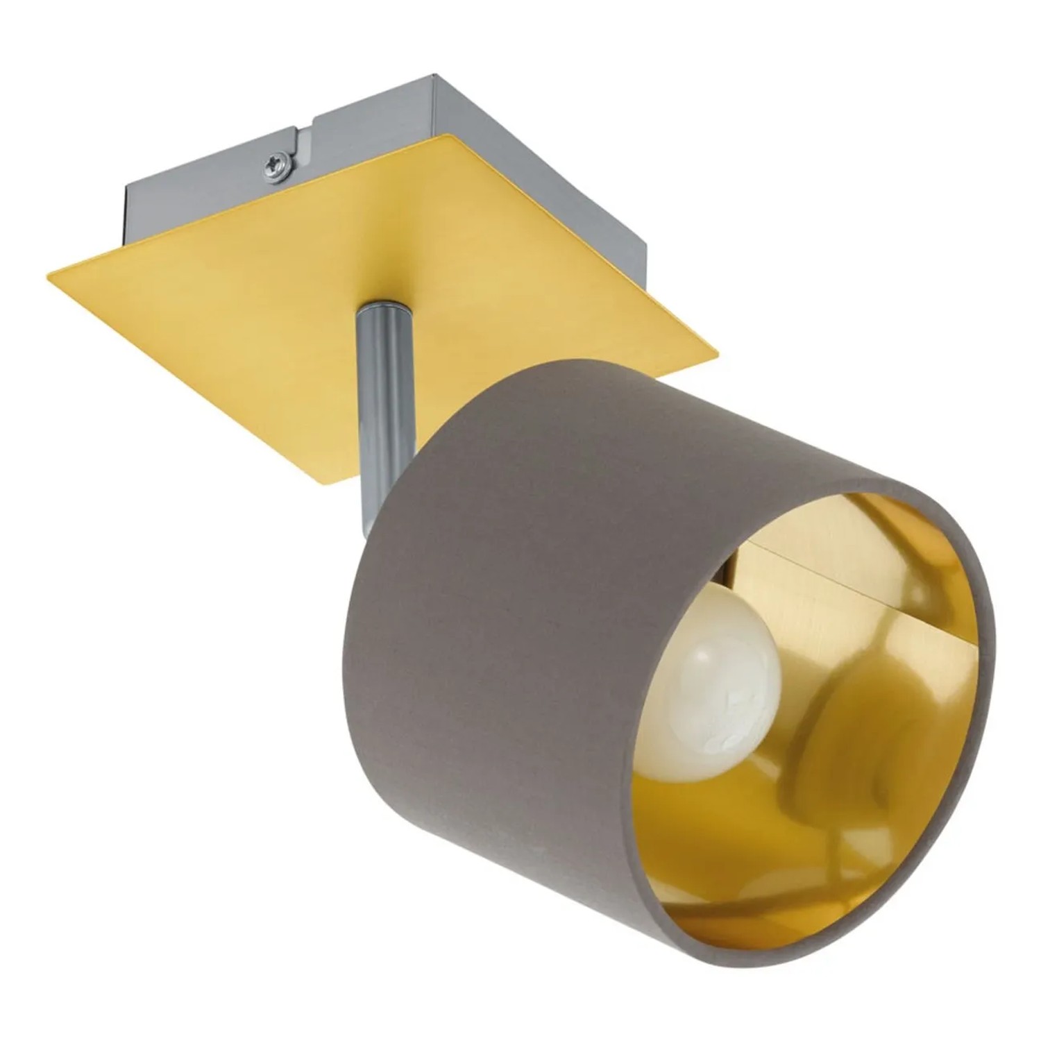 E-shop EGLO Bodové svietidlo VALBIANO cappuccino/gold pre 1 x E14 max. 10 W, 11 x 11 cm