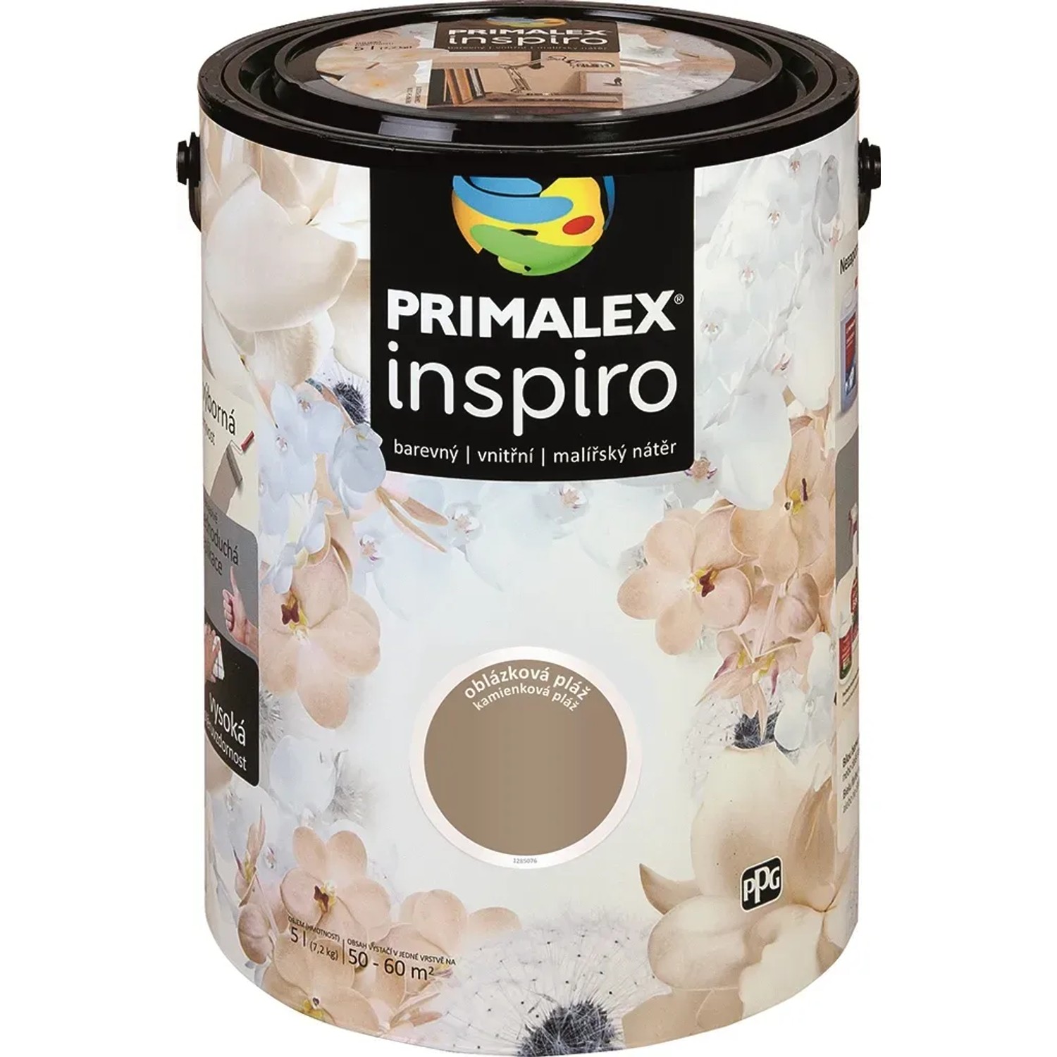 E-shop PRIMALEX Farebný vnútorný maliarsky náter Inspiro kamienková pláž 5 l