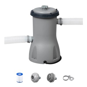 Filtračné čerpadlo Bestway 3.028 l/h 40 W s príslušenstvom pre bazény od 1.100-17.400 litrov.