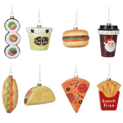 Koopman Vianočné ozdoby Fast Food rôzne durhy