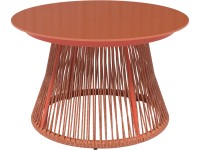 Balkónový stôl Bandon, terakotový, pr. 70 x 44 cm