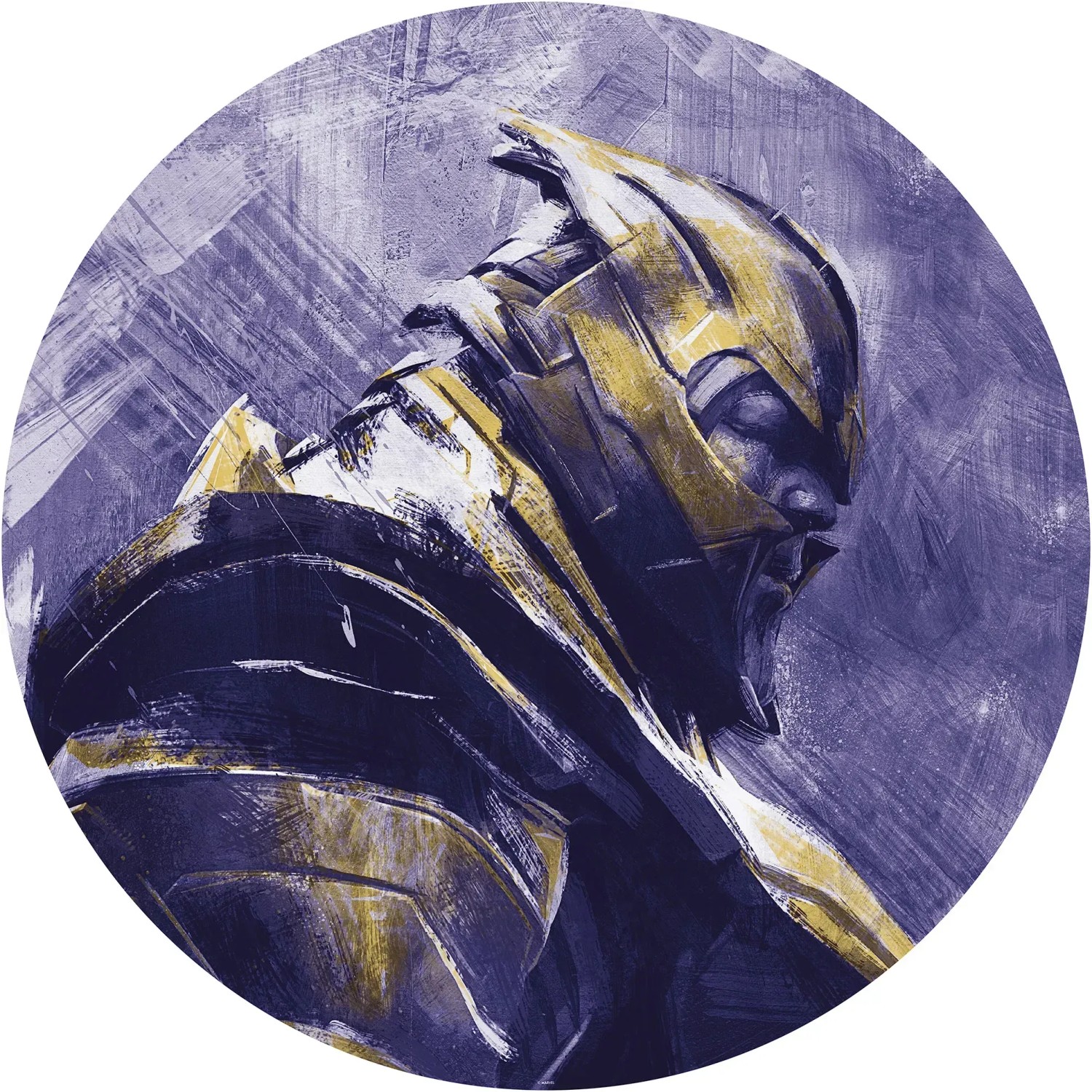 E-shop Komar Samolepiaca vliesová fototapeta Dot Avengers Painting Thanos pr. 125 cm