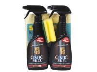 Kittfort Čistič skiel krbov a kachlí 2x500ml+Sorbent Home 0,2m2 a hubka zadarmo