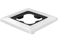 Lechuza Podstavec pod kvetináč s kolieskami Cubico 30, biela, 32 x 32 cm