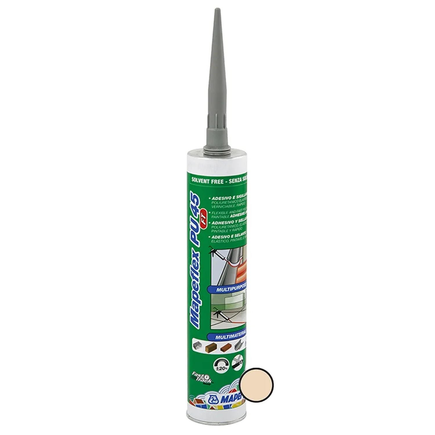 E-shop Mapei Tesniaci tmel a lepidlo Mapeflex PU 45 FT 300 ml, béžový