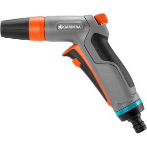 Gardena Comfort čistiaci postrekovač, záhradný postrekovač s nastaviteľným prúdom a ochranou proti mrazu.
