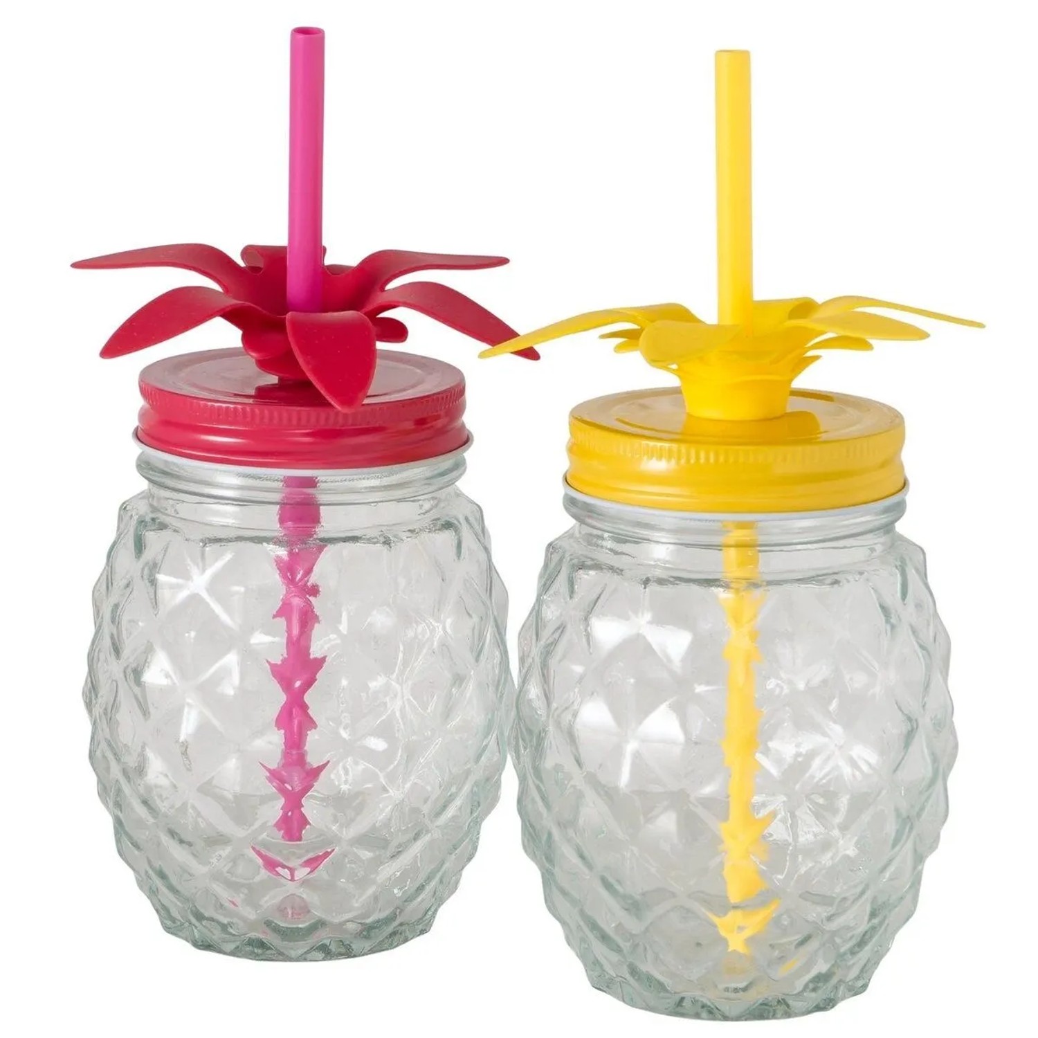 E-shop Boltze Party kelímok so slamkou Tropic 500 ml, rôzne druhy, 1 ks