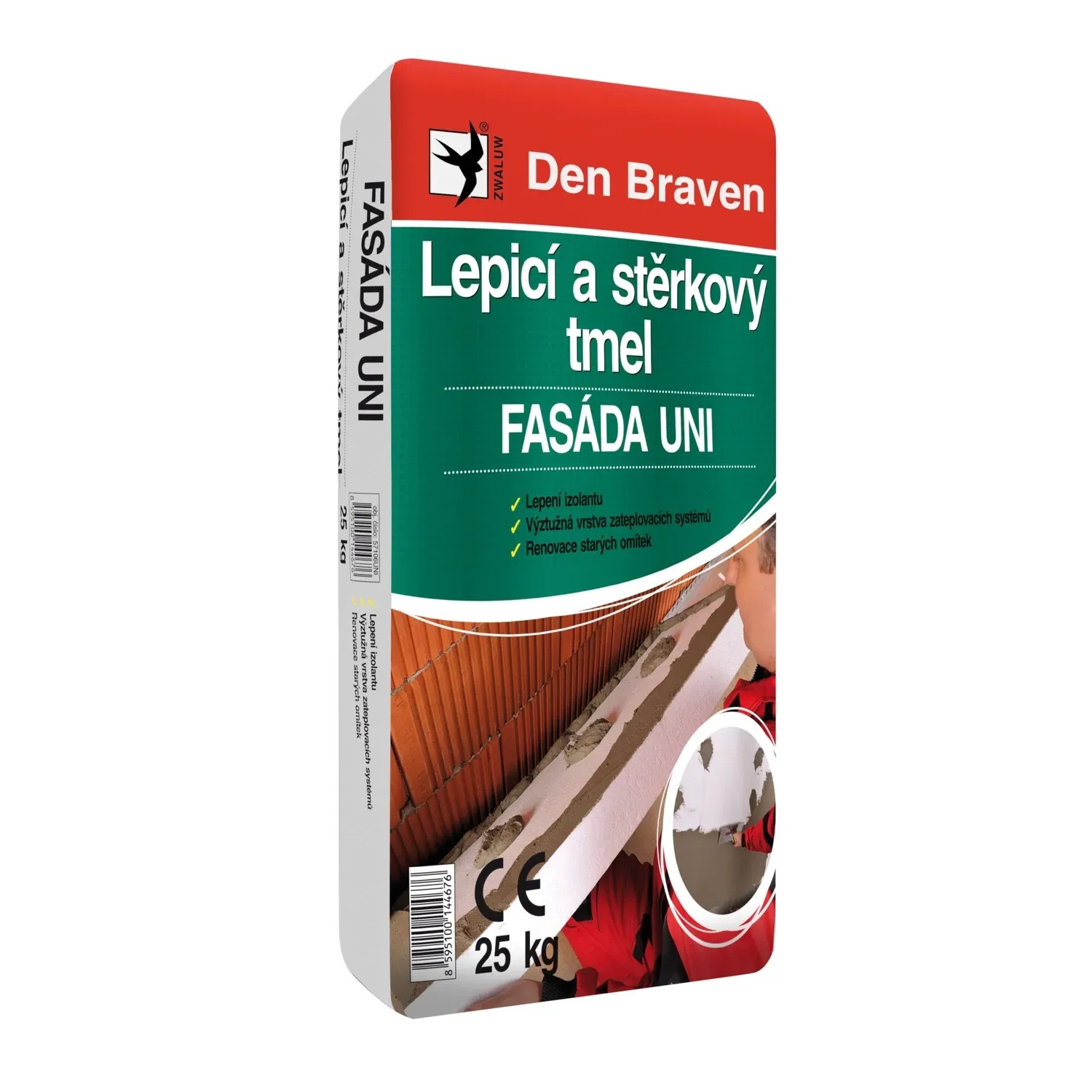 E-shop Den Braven Lepiaci a stierkový tmel FASÁDA UNI 25 kg
