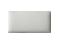 Textilný nástenný panel vo vzhľade kože Madryt 920, biela, 60 x 30 cm