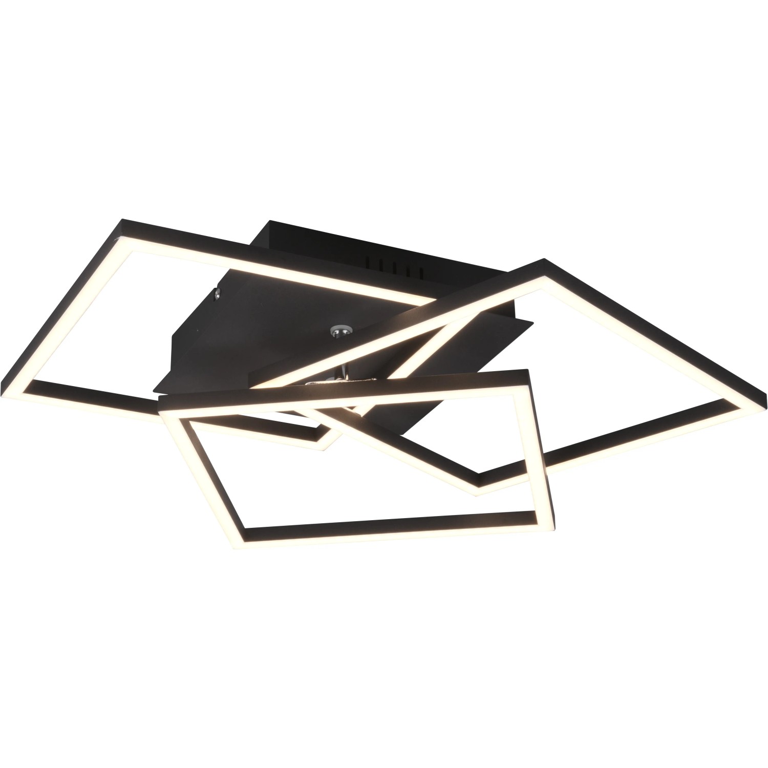 E-shop Stropné LED svietidlo Mobile 28 W, 3 200 lm s reguláciou jasu čierne matné
