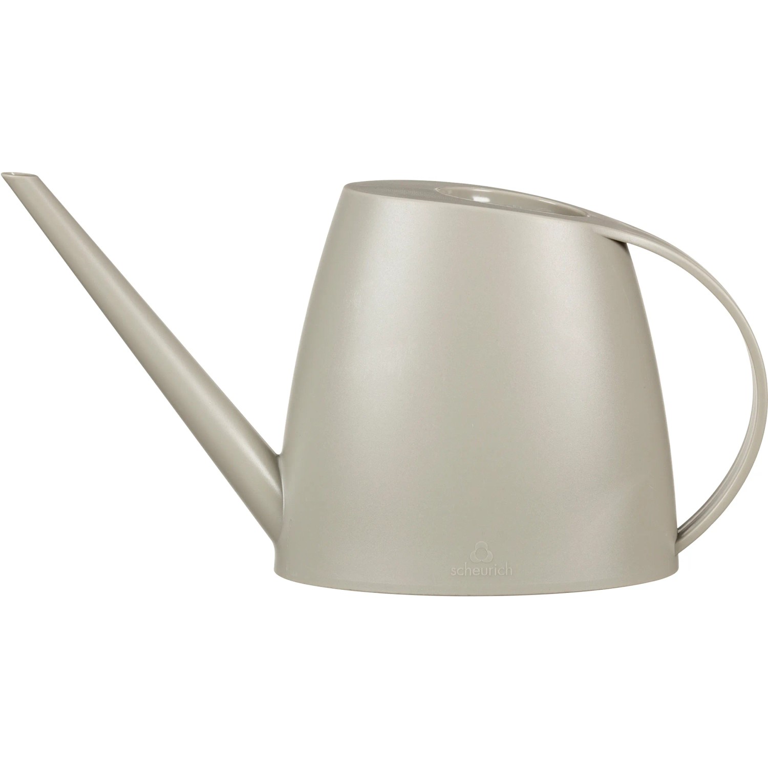E-shop Scheurich Plastová kanva Lilly 170, matná taupe, 1,5 l