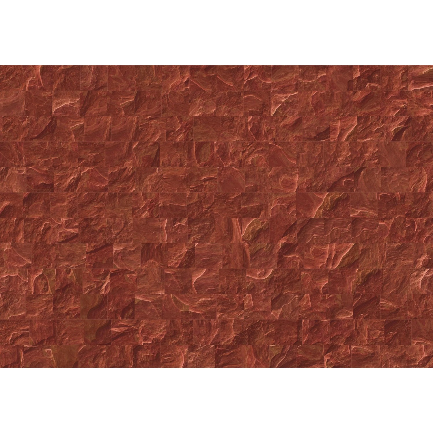 E-shop Komar Vliesová fototapeta Red Slate Tiles 400 x 280 cm