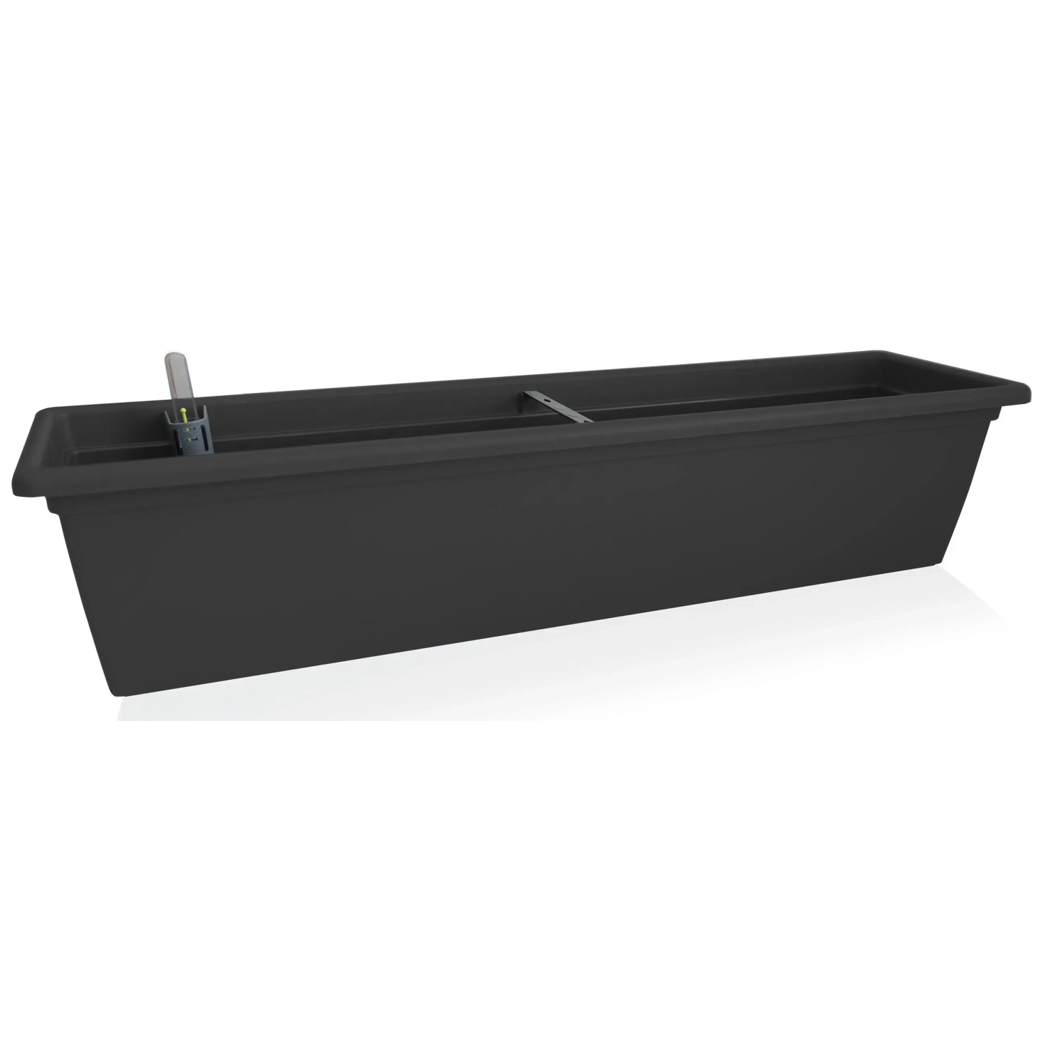 E-shop GARDENICO Samozavlažovací kvetináč Magnólia 2SMART antracit 78,5 x 19,5 x 17,5cm