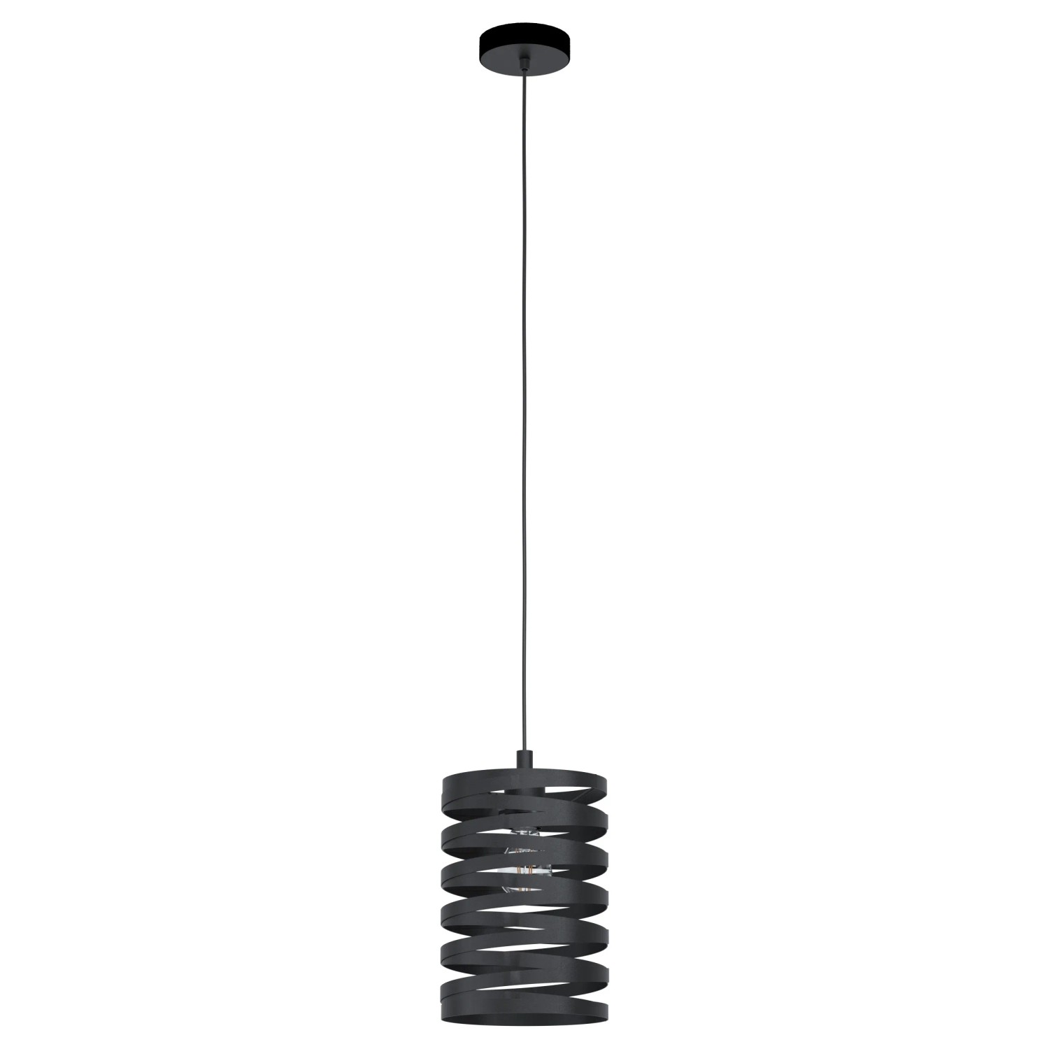 E-shop EGLO Závesné svietidlo Cremella priemer 18 cm čierne