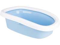 Jollypaw Toaleta pre mačky 38 cm x 17 cm x 58 cm biela/modrá