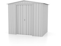 Globel Plechový domček na náradie Tower 86, metalická strieborná, 245 x 185 cm