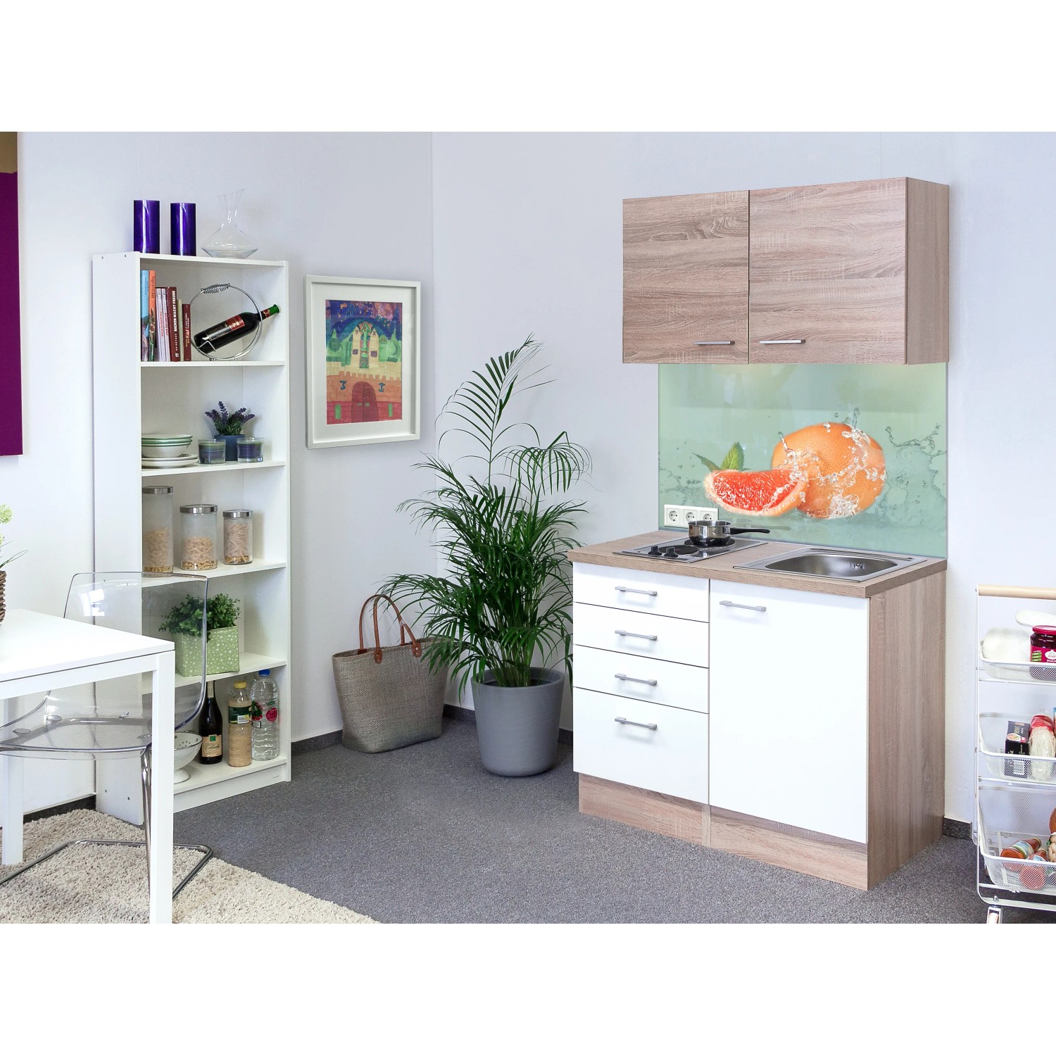 E-shop Flex-Well Kuchyňa Florida 100 cm/typ 1 - varná doska