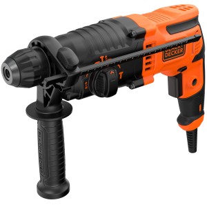 Vŕtacie kladivo Black+Decker BEHS01, 650 W, s prídavnou rukoväťou. Ideálne na vŕtanie do kameňa a betónu.
