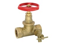 Priebežný kohút s odvodnením mosadz KE 125T 1/2