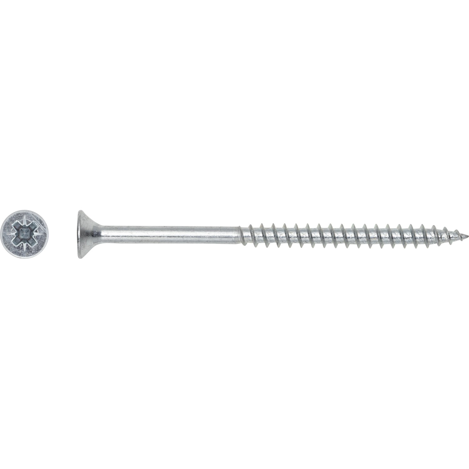 E-shop Uni skrutky so zápustnou hlavou TX25 čiastočný závit bielo pozink. 5x60 mm, 10ks