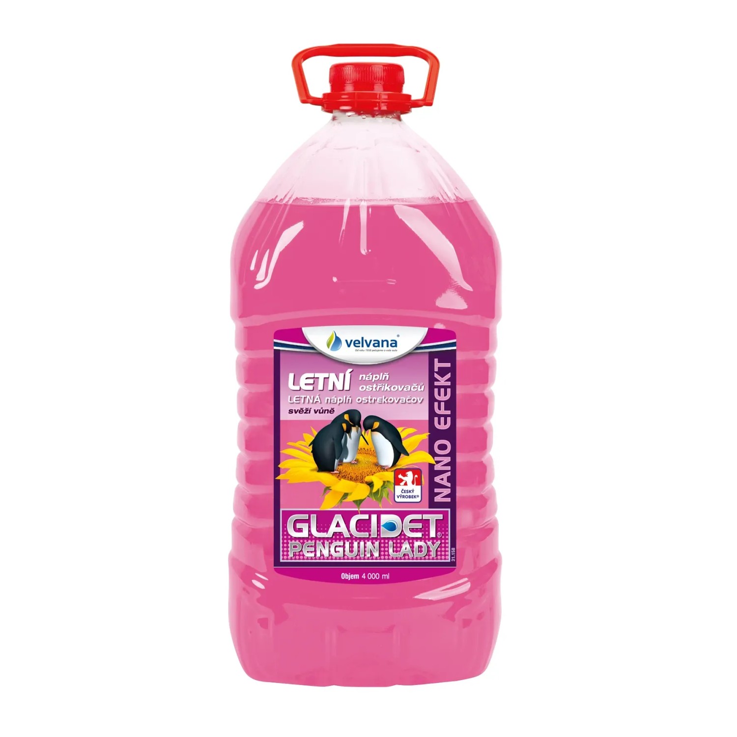 E-shop Velvana Letná zmes do ostrekovačov Glacidet Penguin Lady Nano 4 l