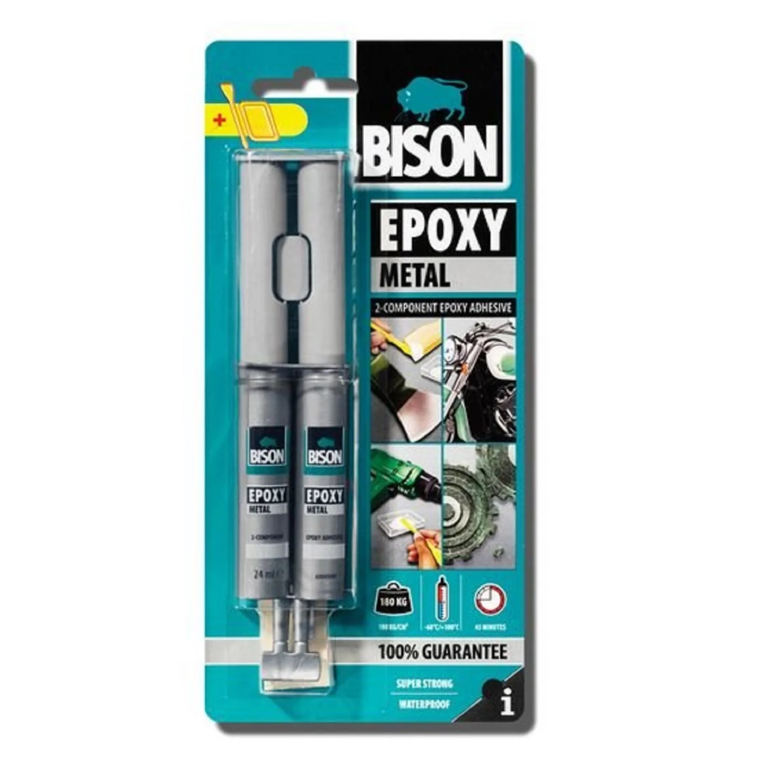 E-shop BISON Epoxidové lepidlo EPOXY METAL, 24 ml