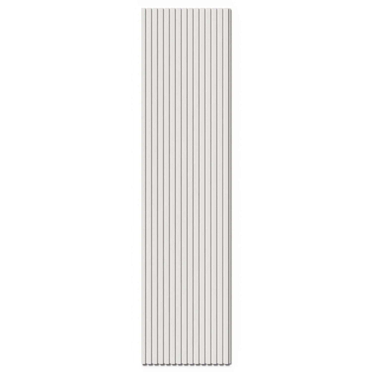 E-shop Denpanels Akustický panel FOILED Biely, biela plsť 240 x 60 x 2 cm