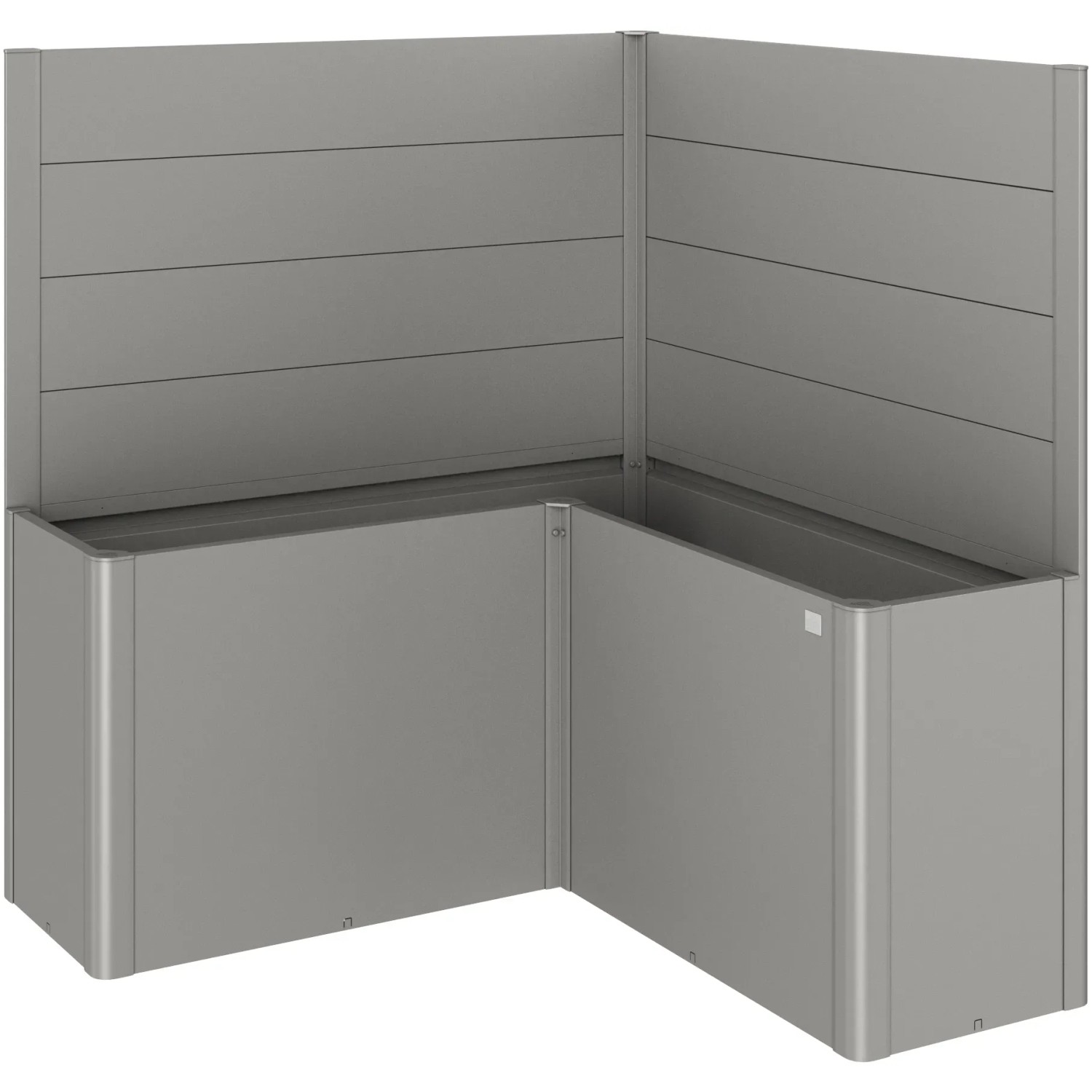 E-shop Biohort Zástena pre záhony vyvýš. 1,5 x 1,5/Belvedere L150 bez skla krm.sivá