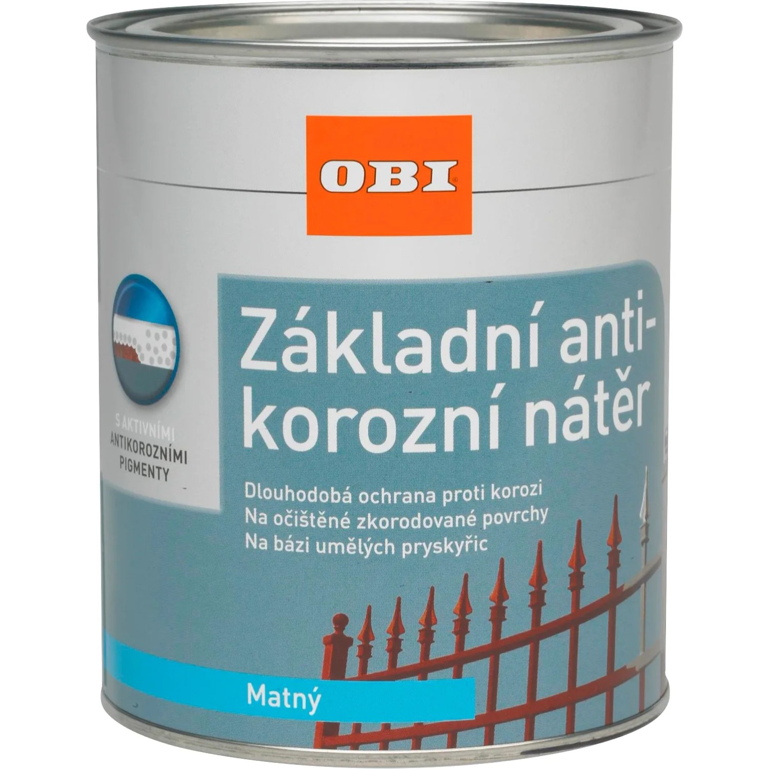 E-shop OBI Základný antikorózny náter matný biely 375 ml
