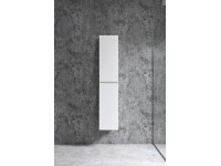 Sanotechnik Závesná vysoká kúpeľňová skrinka Corbo, biela, 150 x 30 x 30 cm